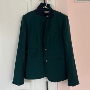 Beautiful Hunter green school boy JCrew blazer